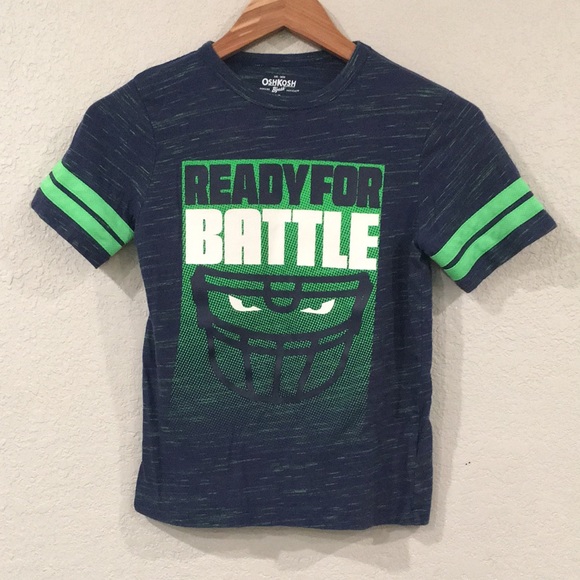 OshKosh B'gosh Other - 👍$5/Bundle OshKosh B’Gosh Boy Sz 10 Ready For Battle Football Graphic Tee Shirt